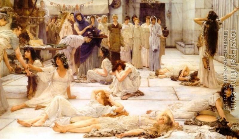 Sir Lawrence Alma-Tadema : The Women of Amphissa